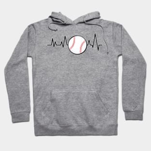 Heartbeat - Baseball Hoodie